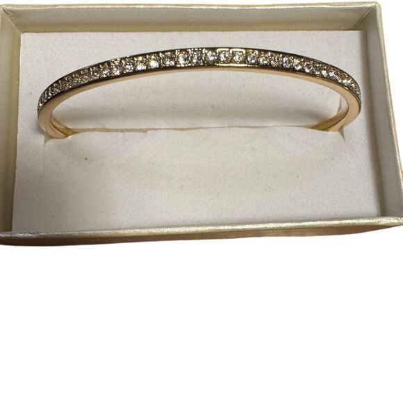 Anne Klein Gold tone crystal bracelet - Picture 1 of 3